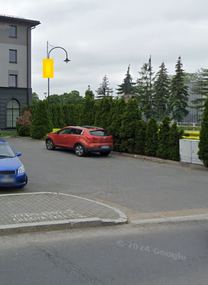 Widok słupa z lokalizacją kamery online